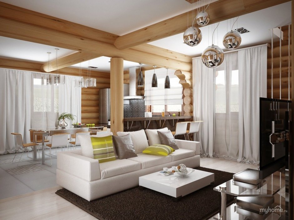 Планировка каркасного дома 4 комнаты одноэтажный