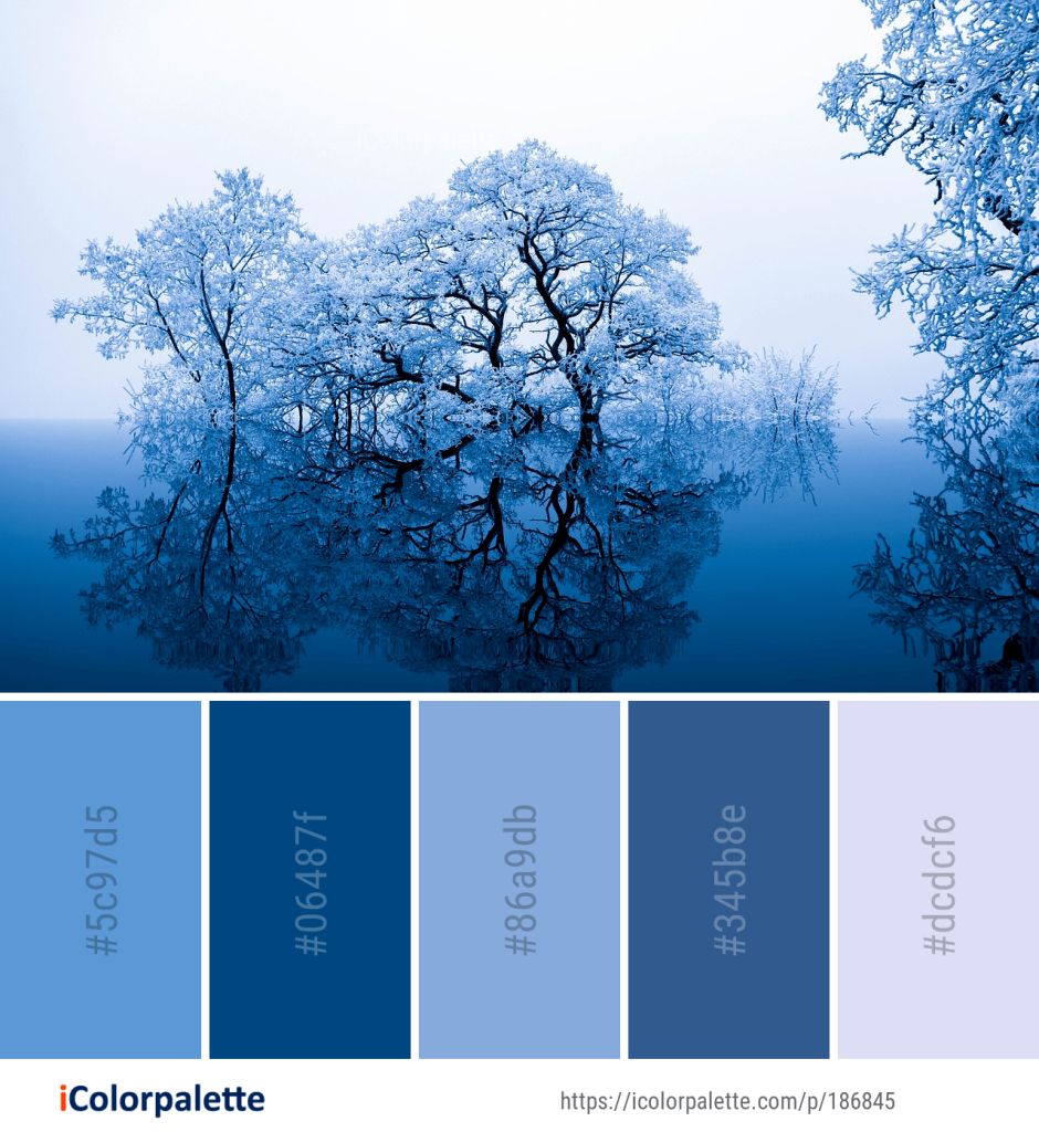 Зимняя цветовая палитра