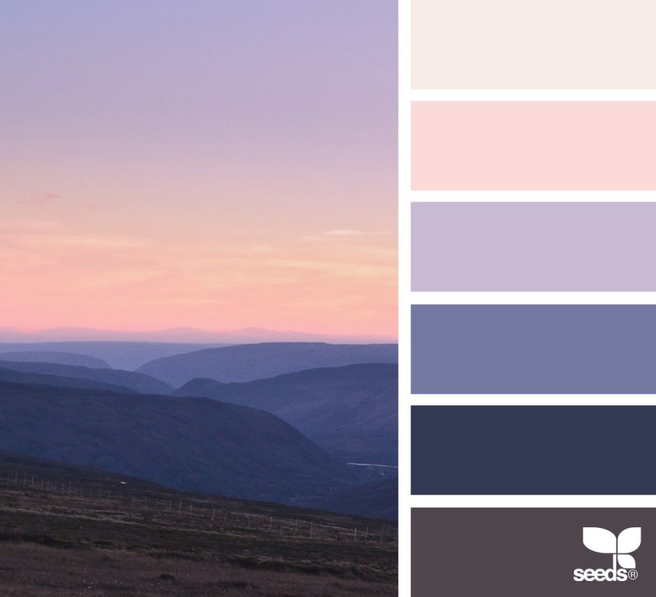 Пейзаж цветовая гамма