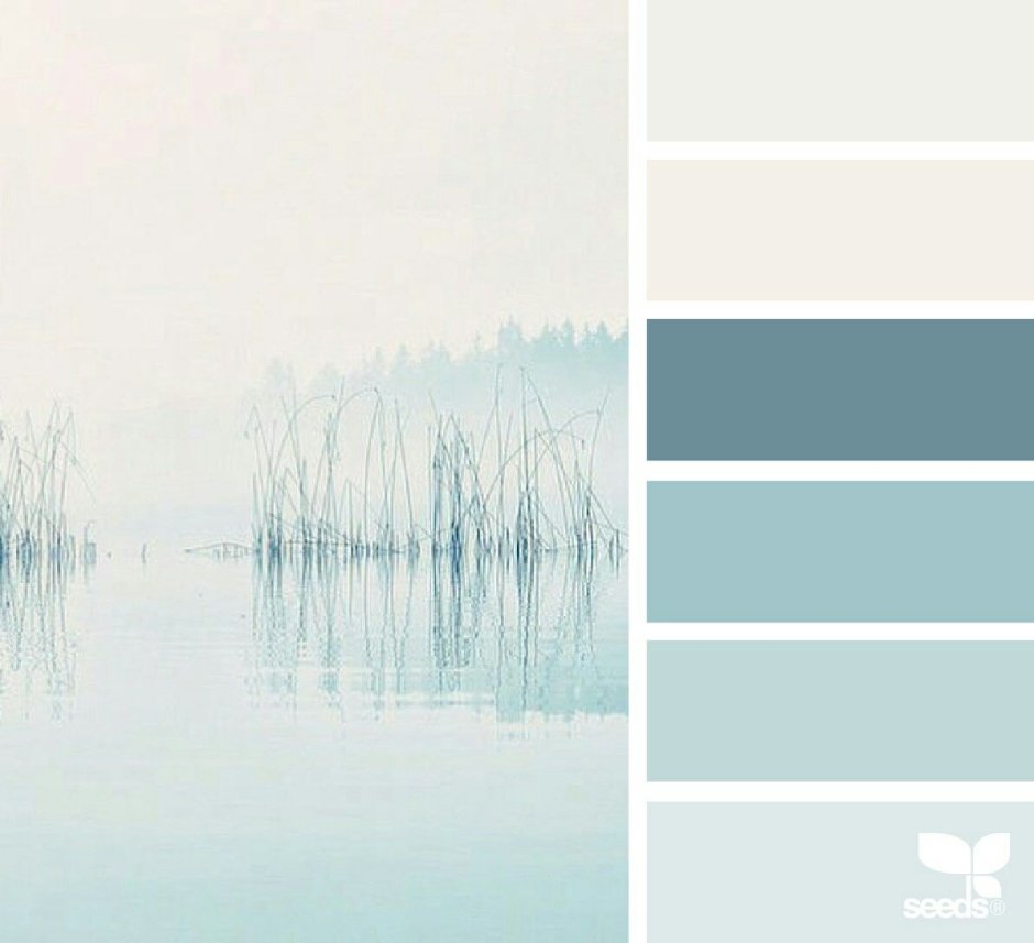 Холодные пастельные тона