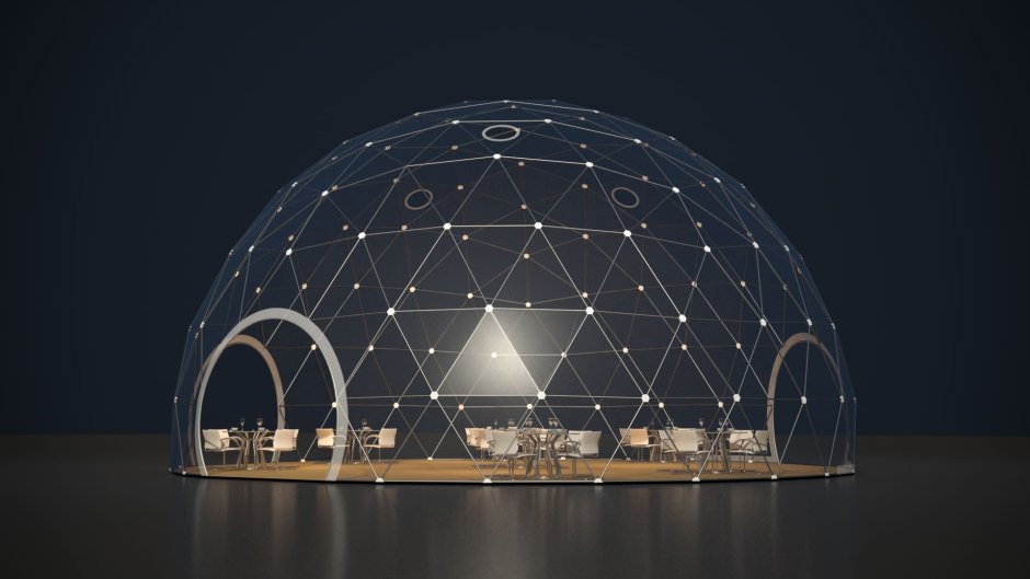 Крышка купольный пластиковый Veggo (200 мл