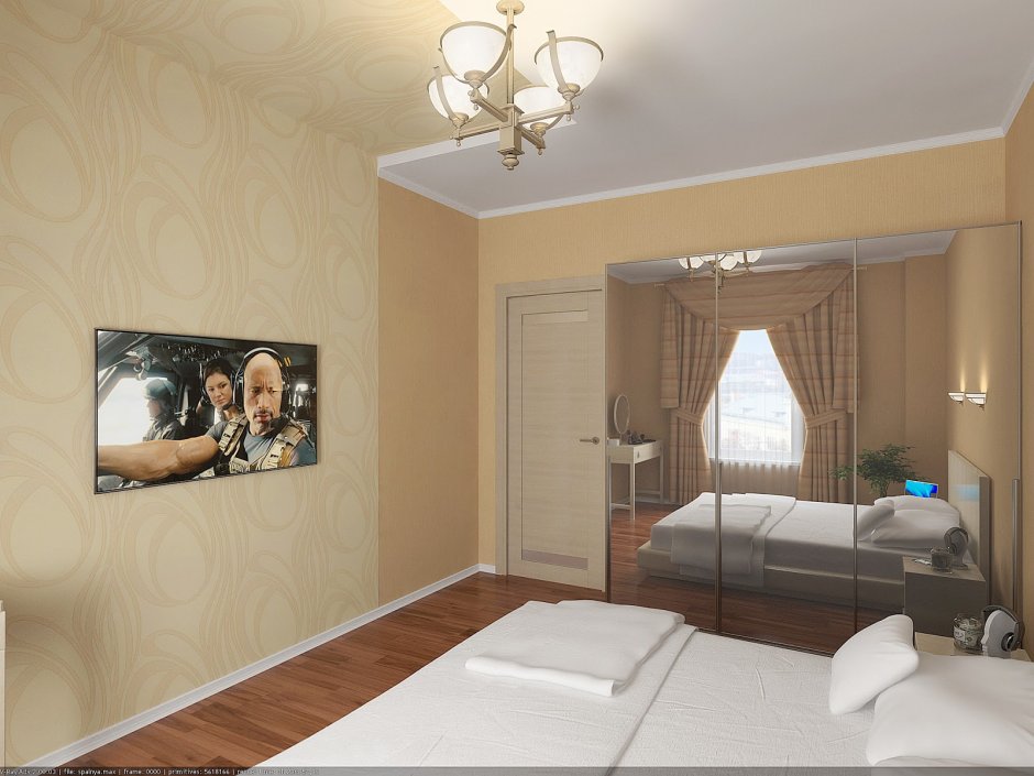 Спальня в минималистическом стиле