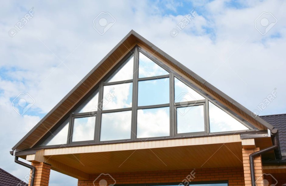 Панорамное остекление фронтона