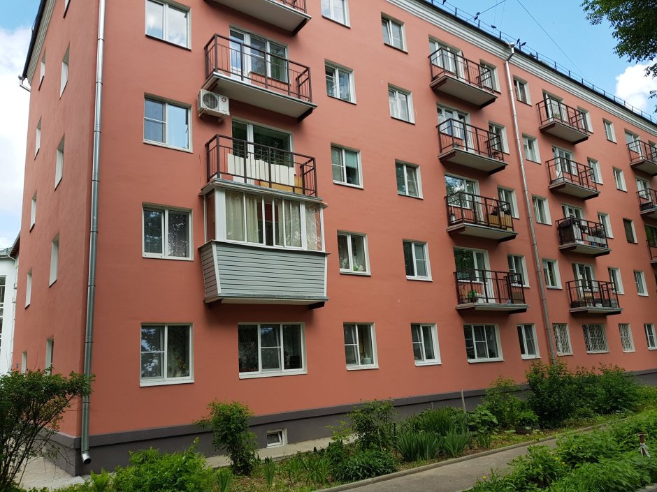 Хрущёвки на закате