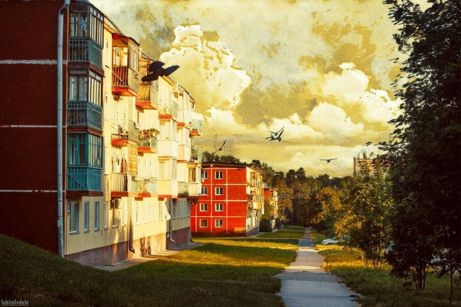 Пятиэтажка фасад