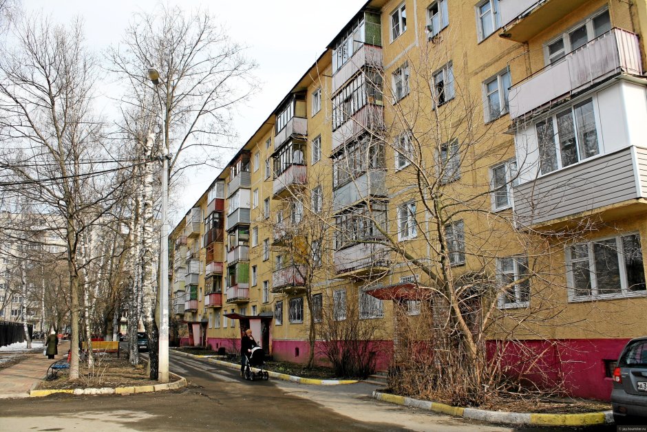 Фасад хрущевки