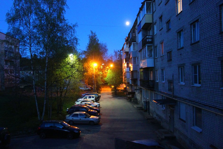 Хрущевки вечером