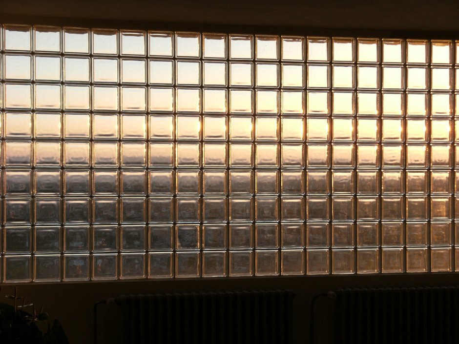 Окна из стеклянных блоков