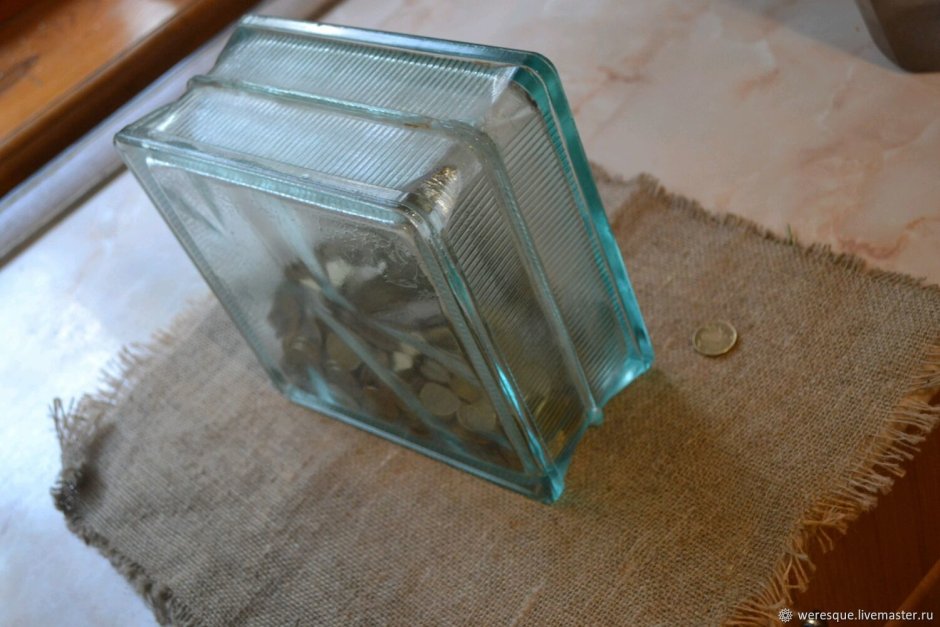 Стеклянные квадратные блоки