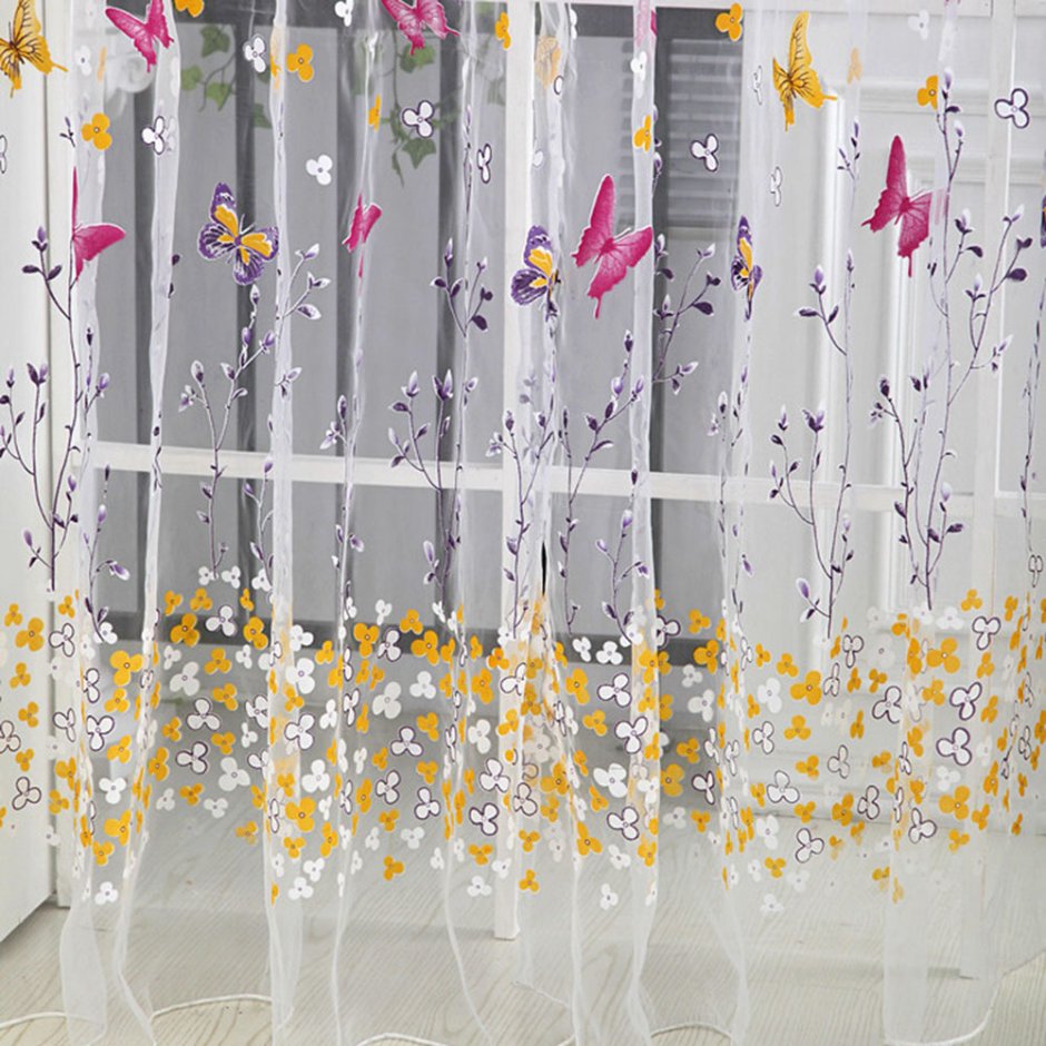 Новогодние украшения на занавески