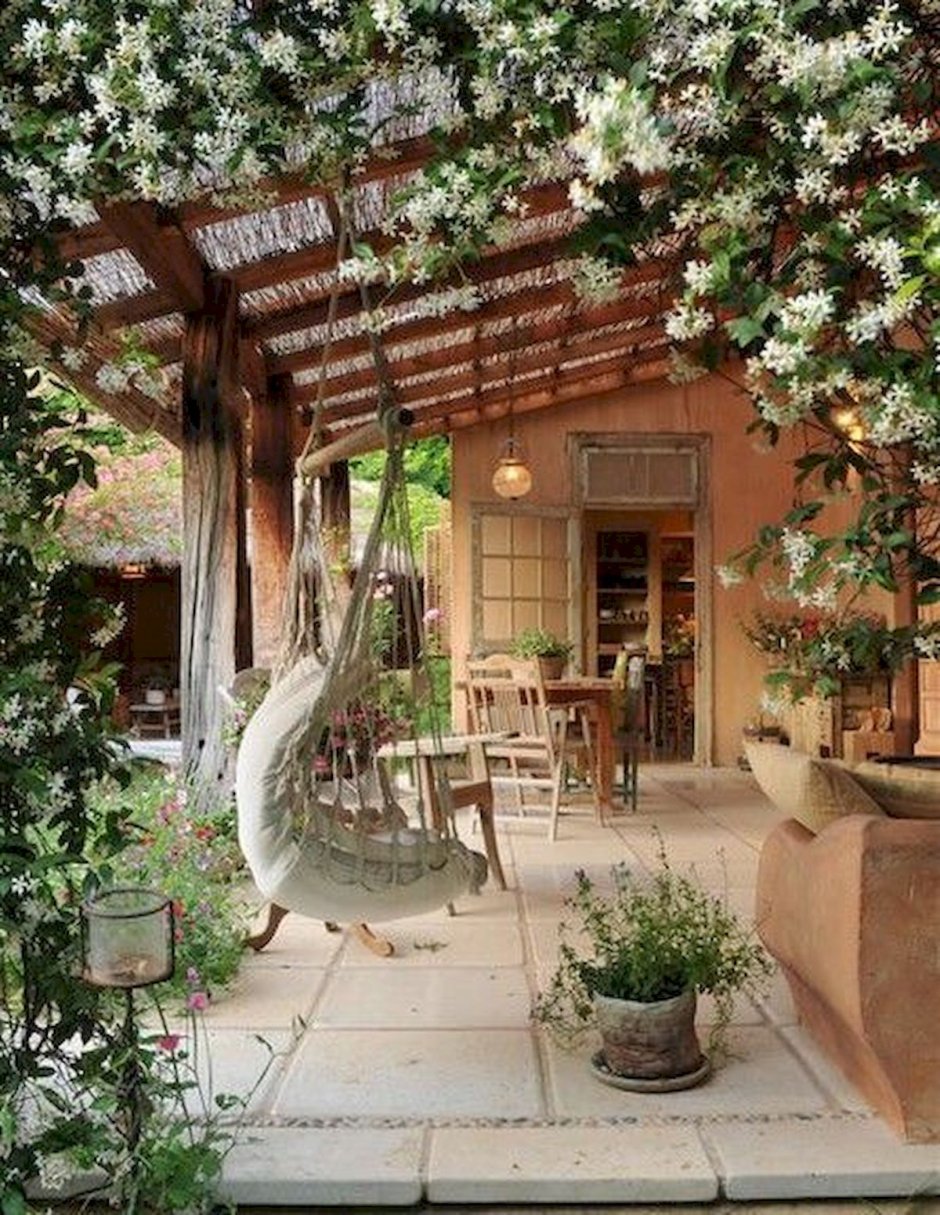 Патио внутренний дворик в Италии