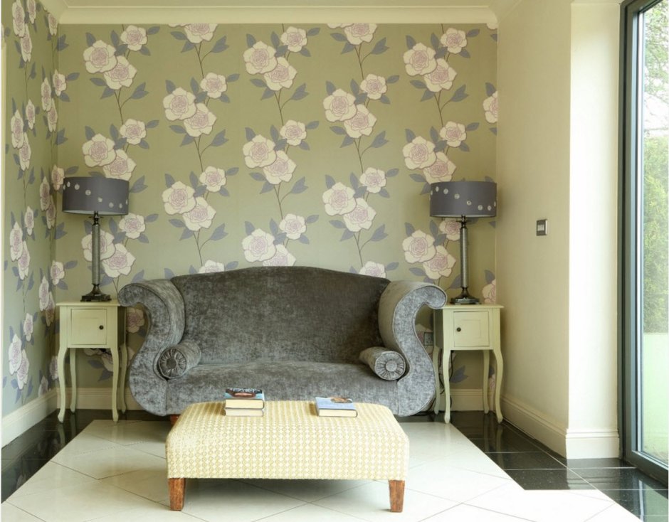 Комбинированные обои для стен