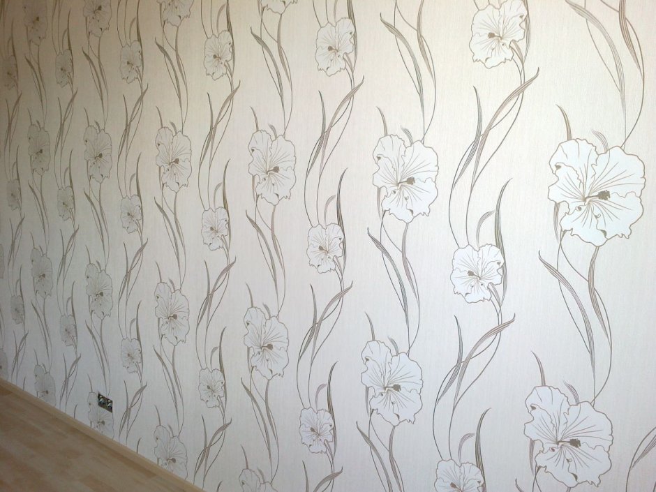 Поклейка обоев рисунок