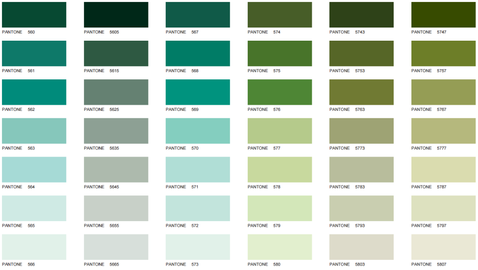 Пантон оливковый хаки