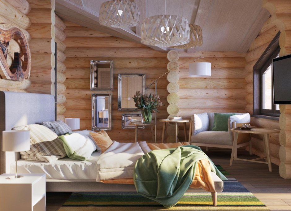 Интерьер сруба