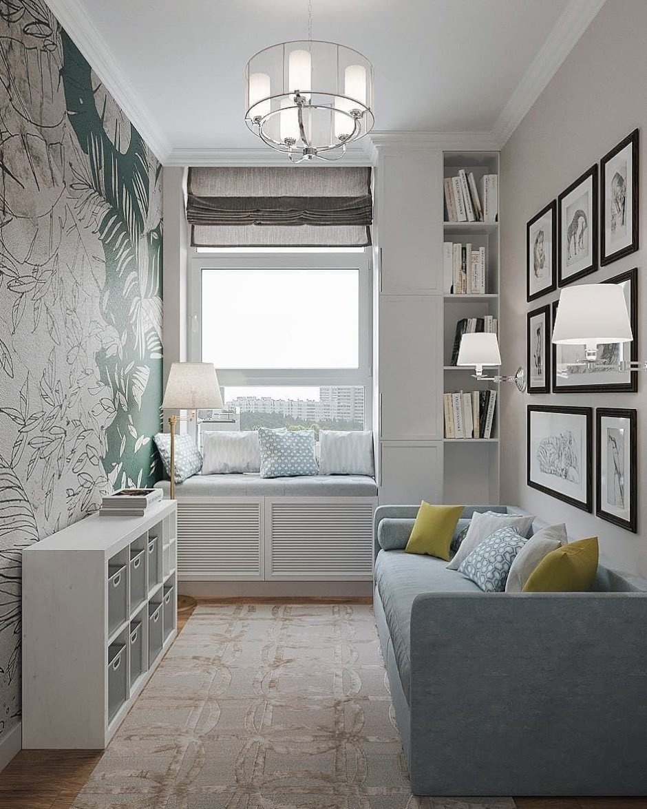 Интерьер маленькой комнаты