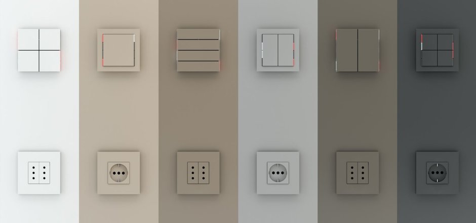 KNX выключатели ekinex