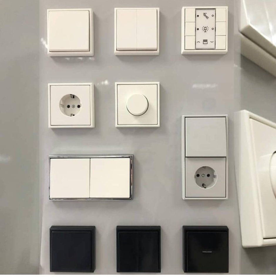 Розетки переключатели Юнг лс 990