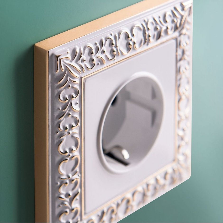 Рамка на 1 пост Werkel wl07-frame-01 белое золото