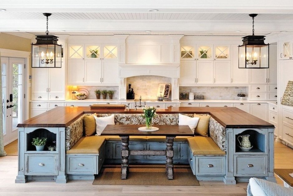 Кухня столовая 19.75 в стиле Прованс