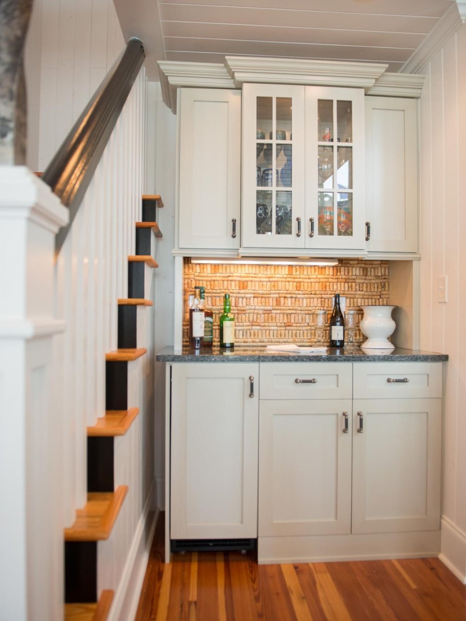 Кухня гостиная с барной стойкой