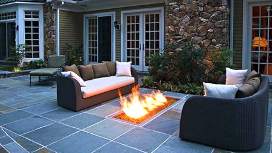 Очаг в загородном доме