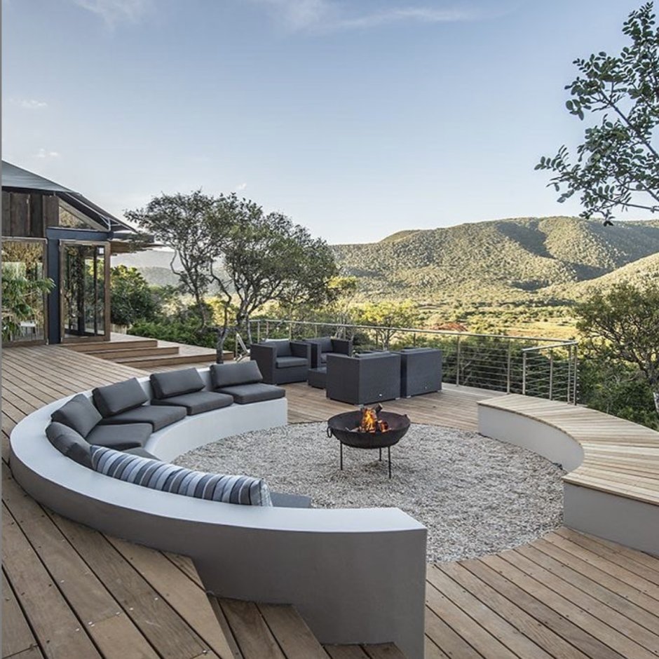 Кострище в современном стиле