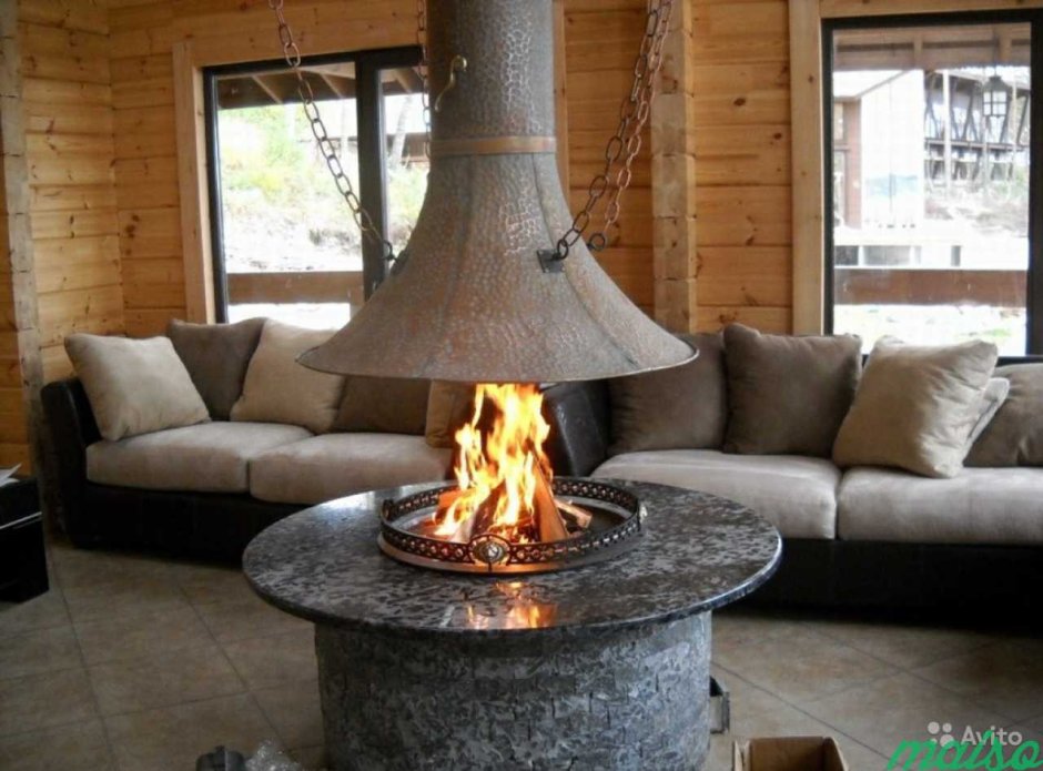 Открытый камин