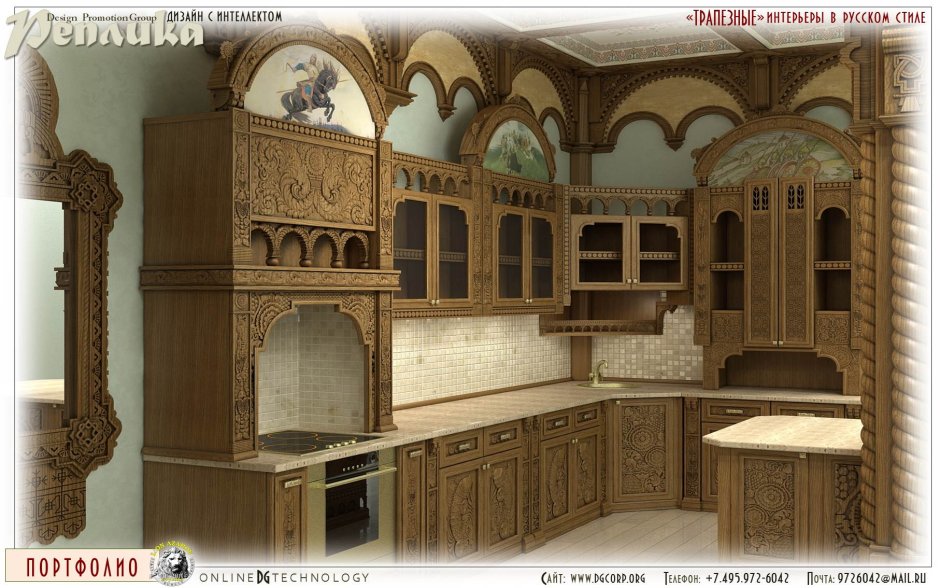 Резная мебель Талашкино Абрамцево