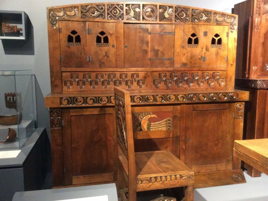 Абрамцево буфет Неорусский стиль