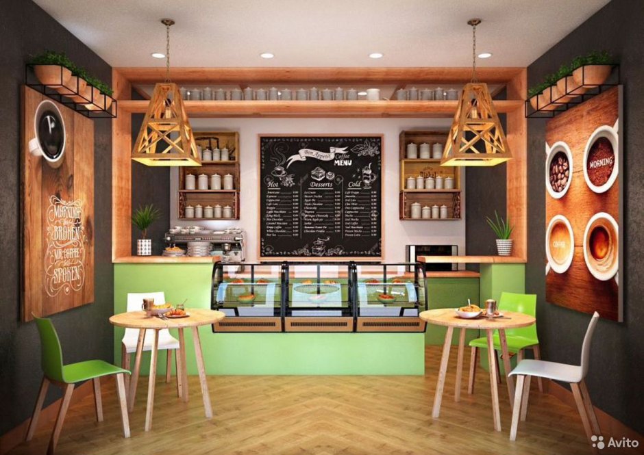 Интерьер кофейни