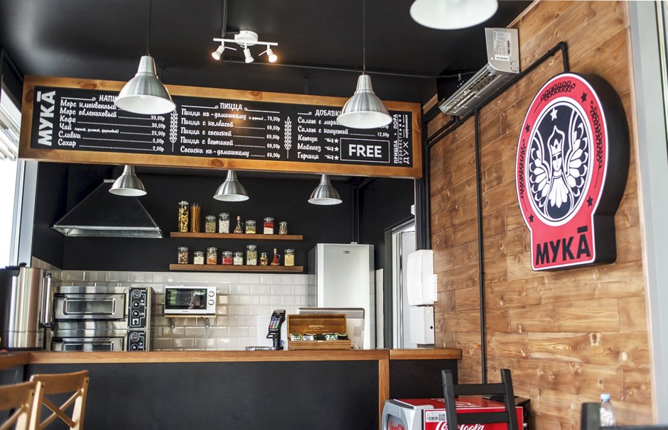 Пицца интерьер