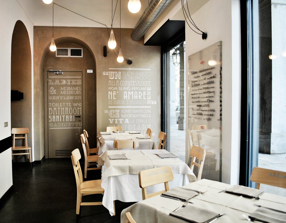 Итальянская кофейня интерьер