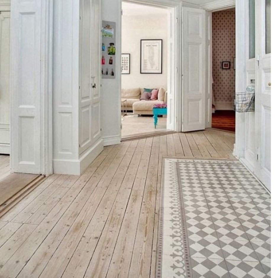 Плитка на пол в прихожую в стиле Прованс