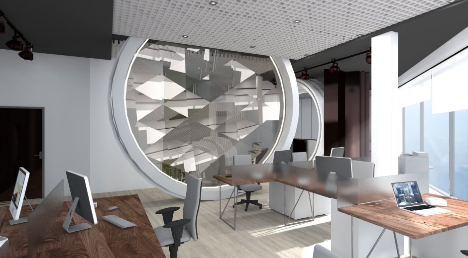 Интерьер офиса будущего