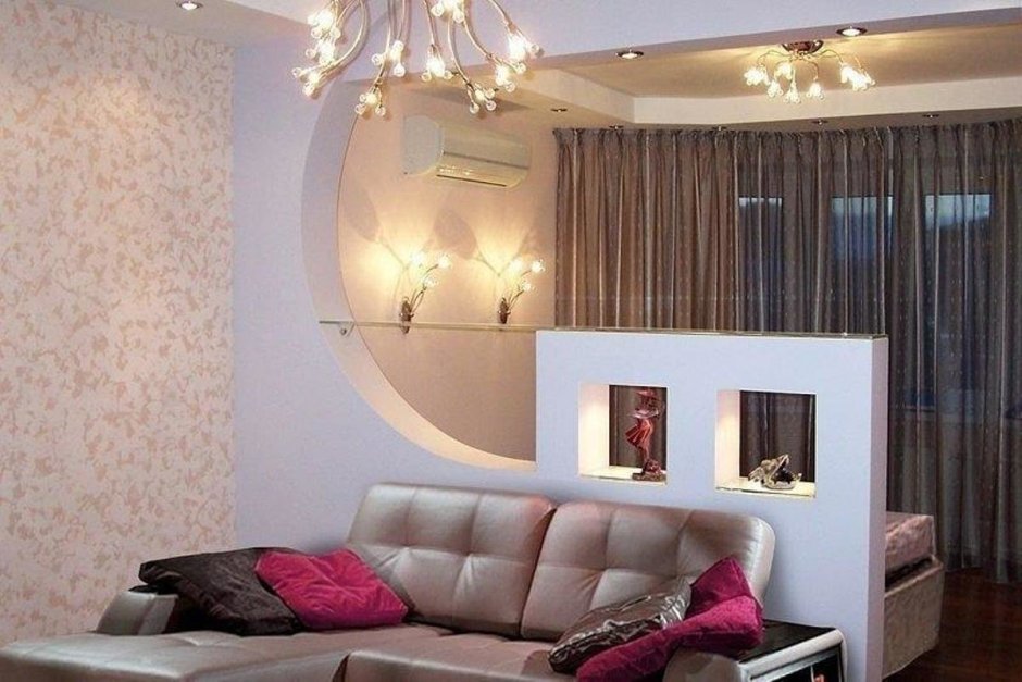 Зонирование спальни