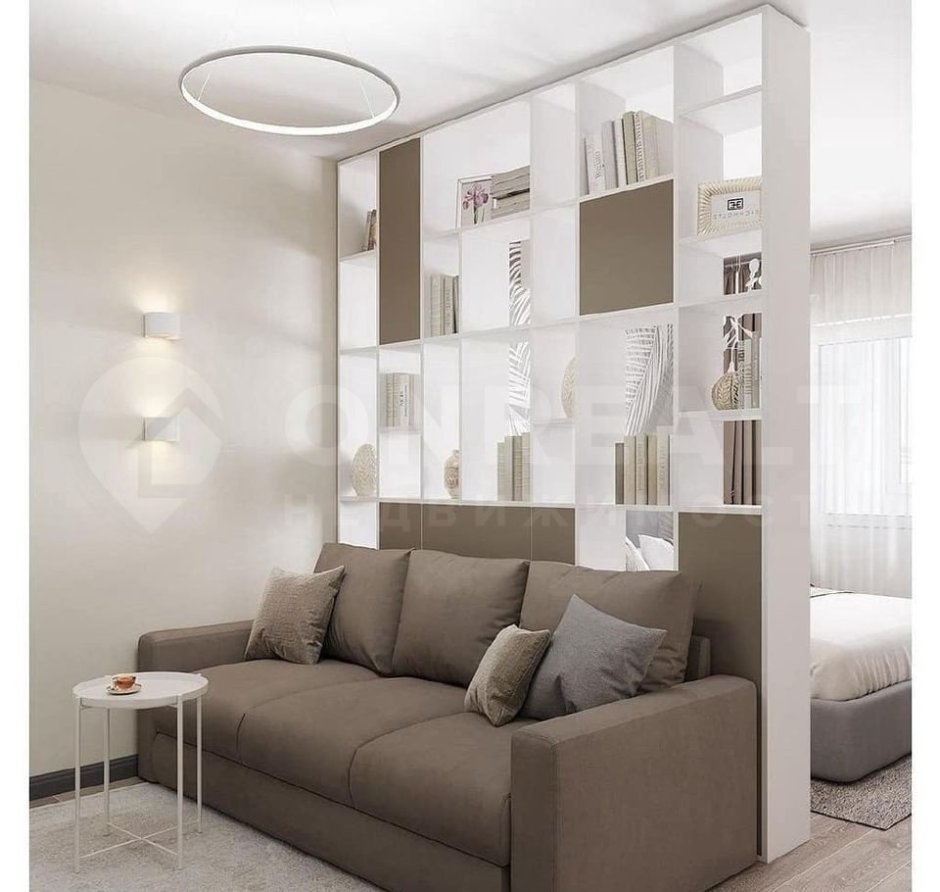 Зонирование шторами