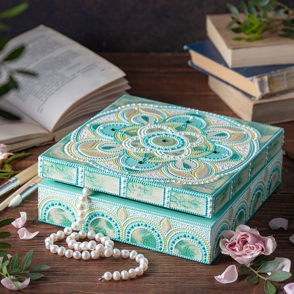 Декупаж сундучка