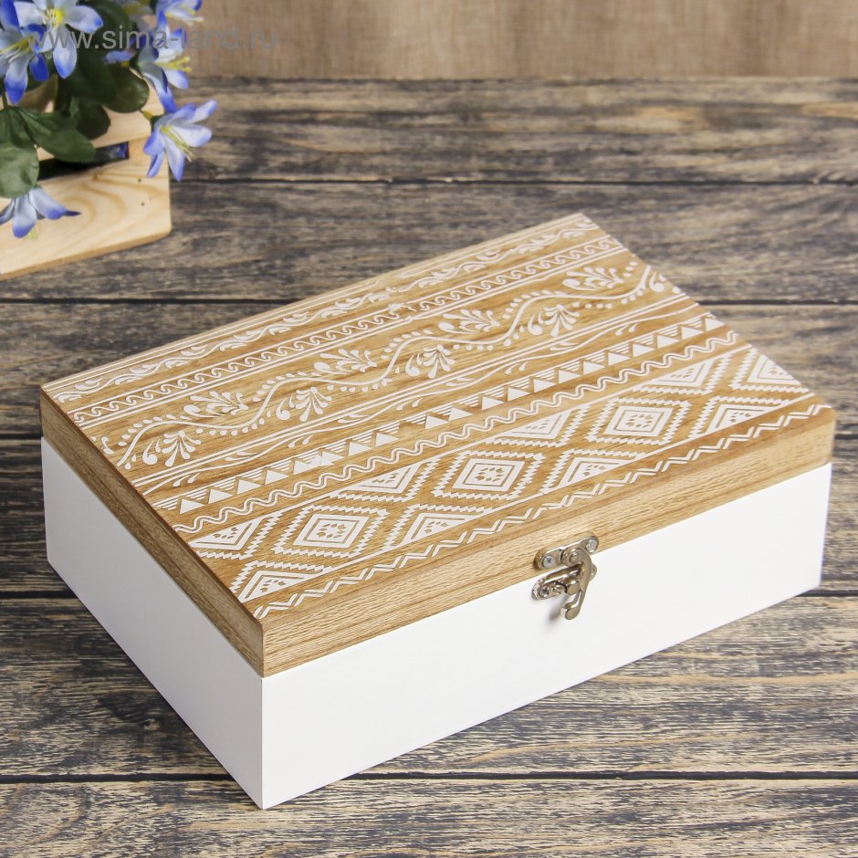 Шкатулка круглая