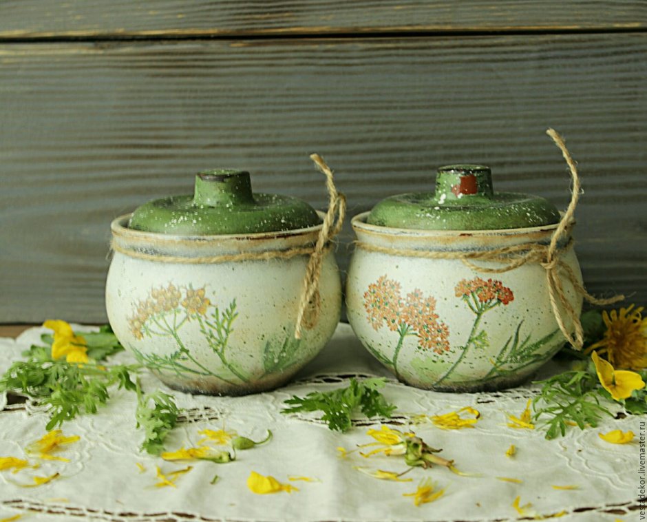 Посуда в стиле Кантри