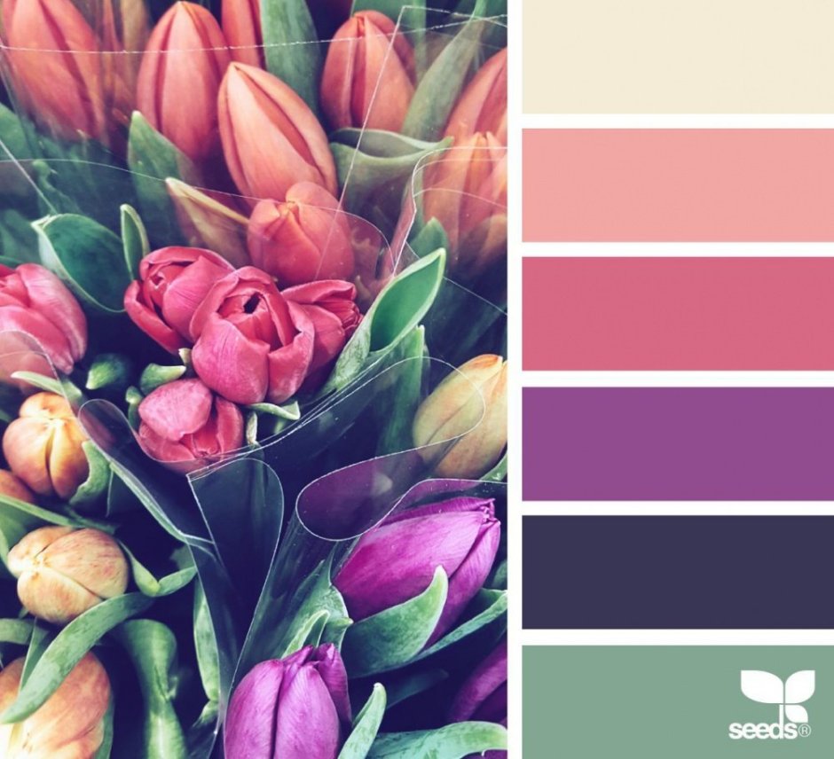 Весенняя палитра цветов