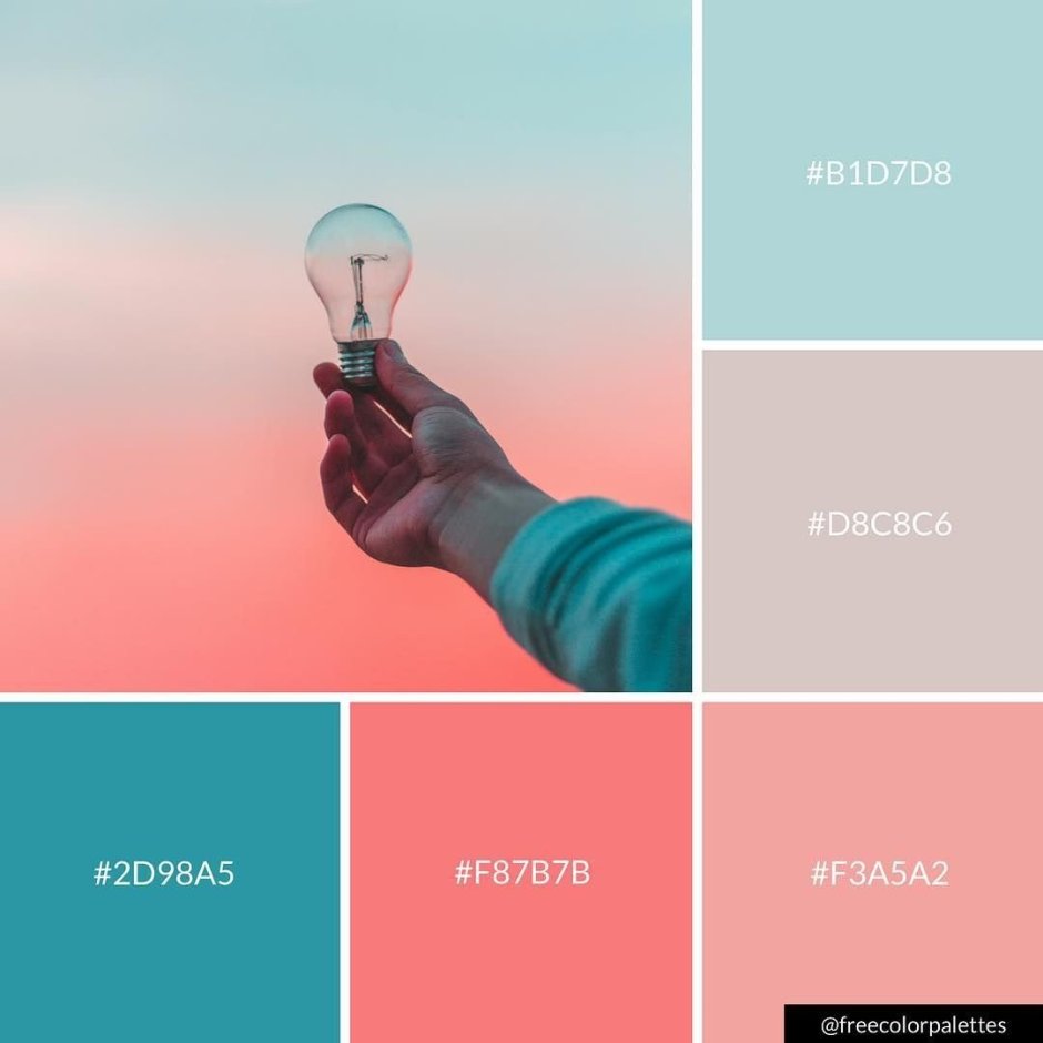 Цветовая палитра для инсты