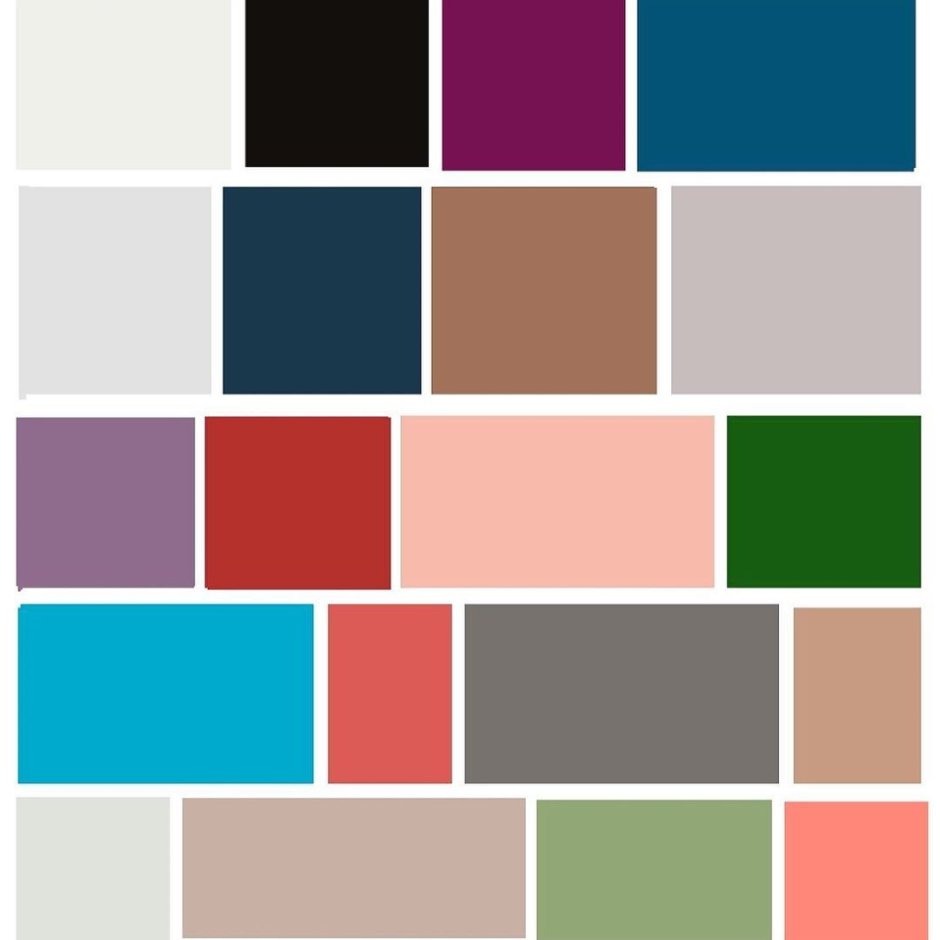 Цветовая палитра базового гардероба