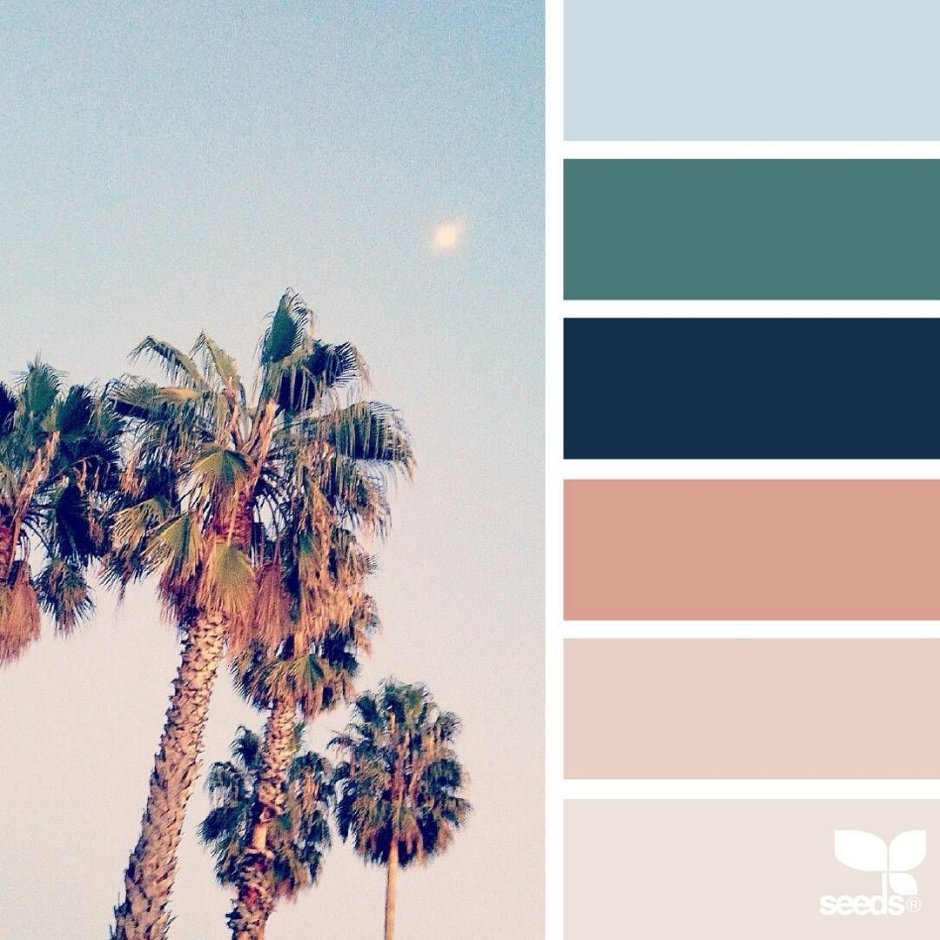 Летние цветовые сочетания