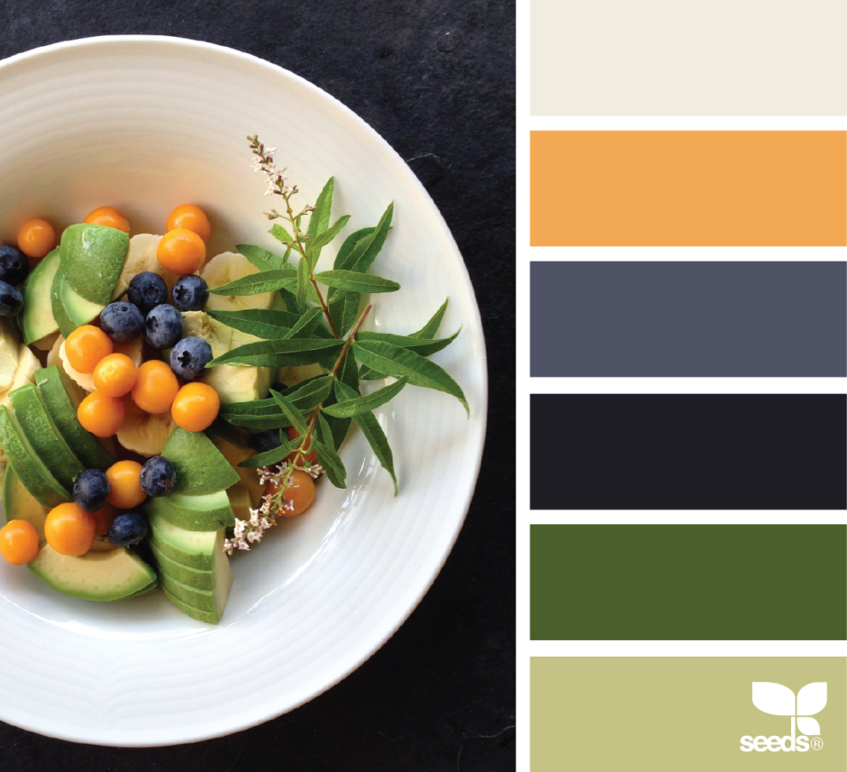 Цветовые сочетания еда