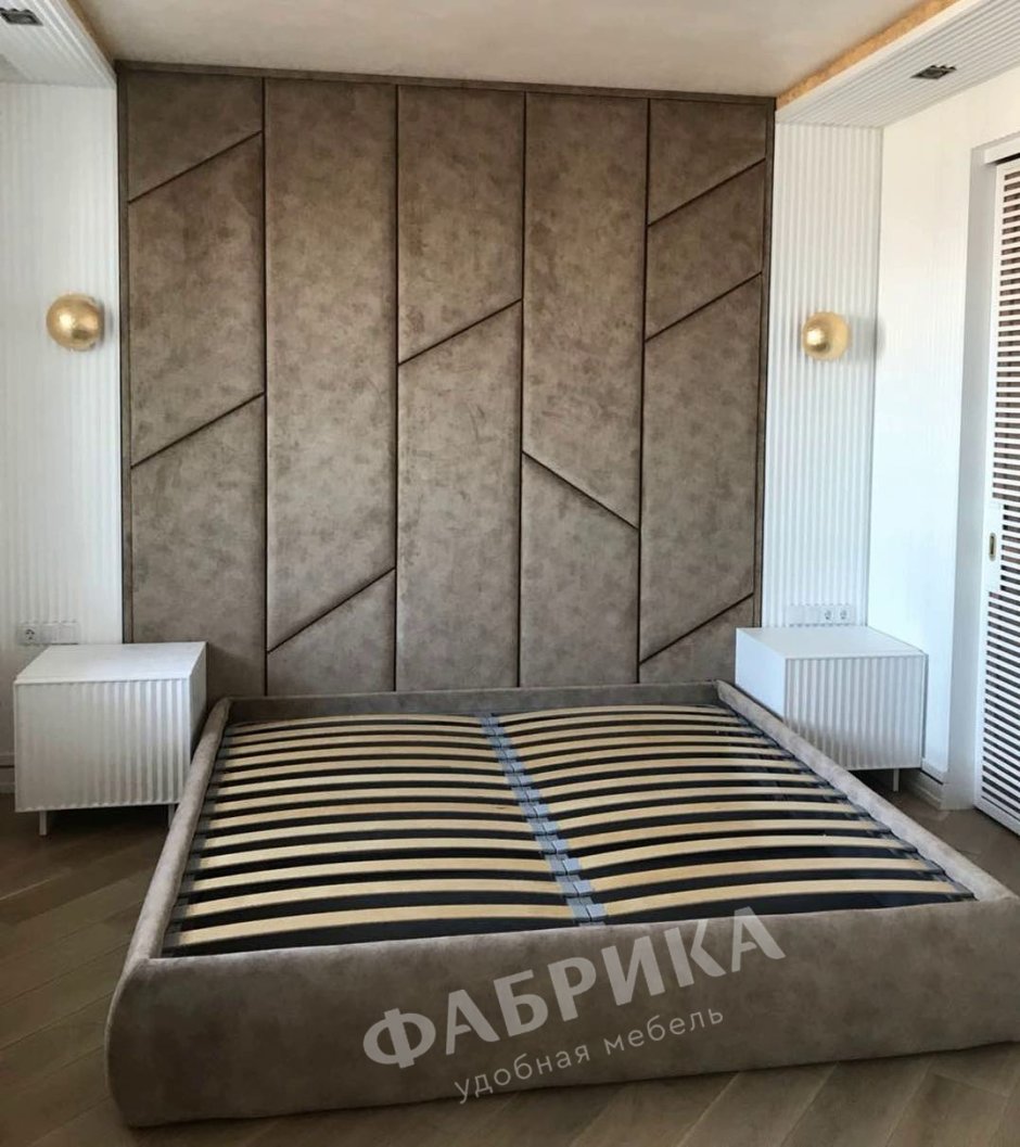 Мягкая стеновая панель для спальни