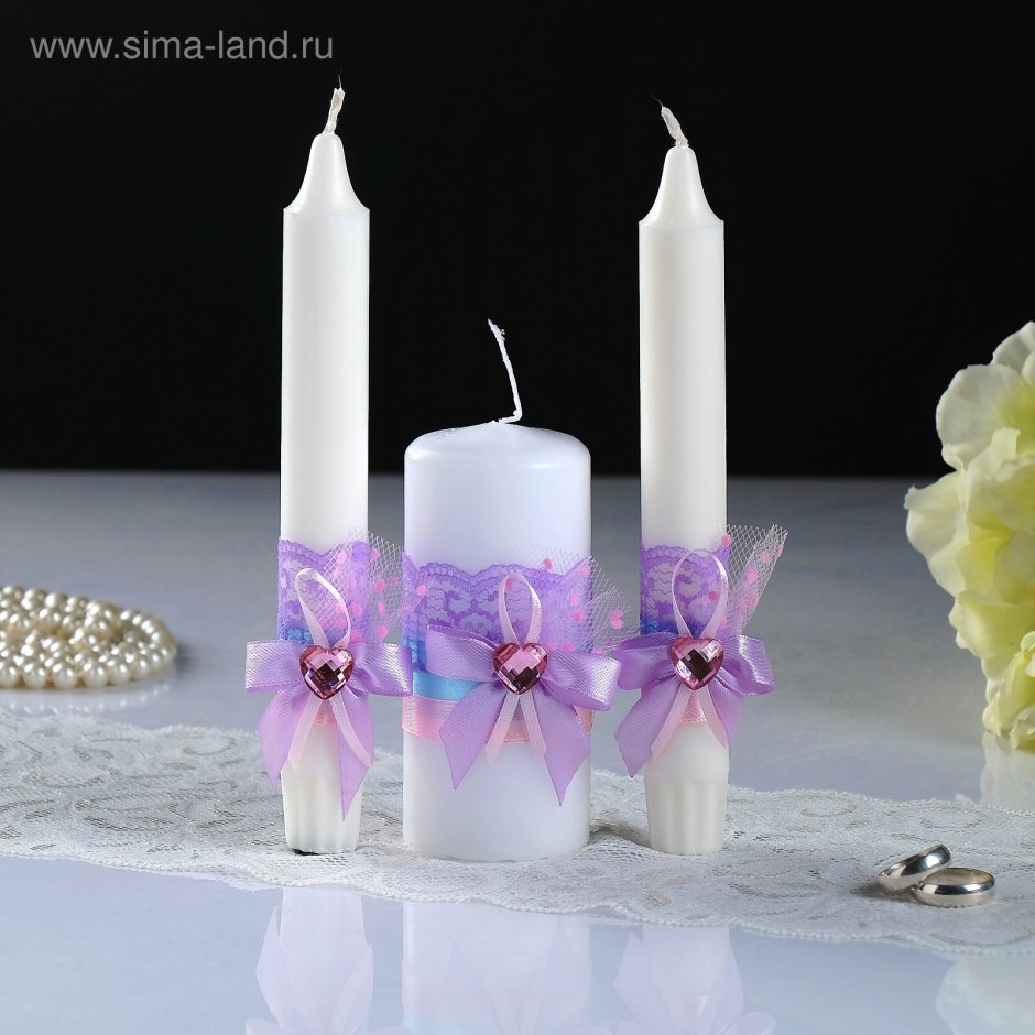 Свечи на свадьбу для семейного очага