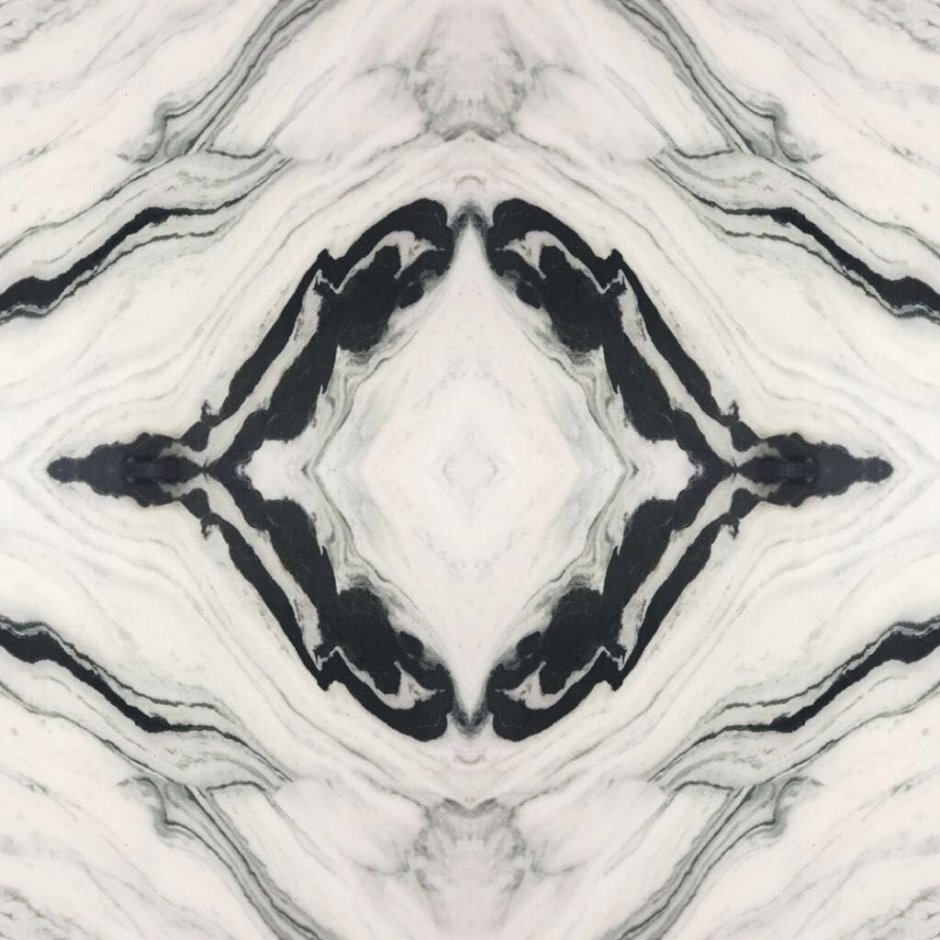 Bookmatched мрамор