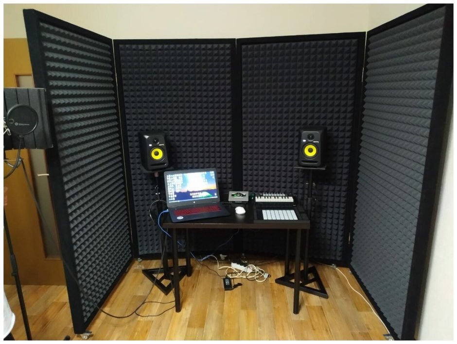 Ширма с тканью