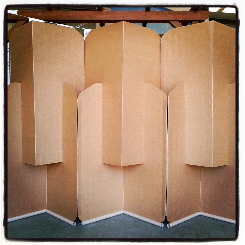 Деревянные перегородки в офисе